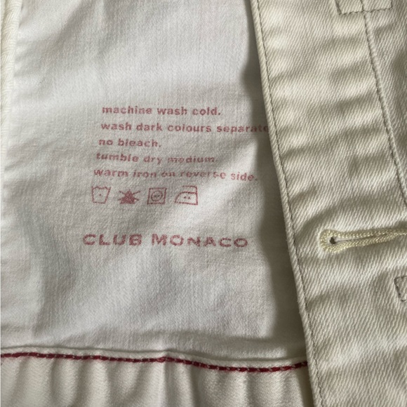 White Club Monaco Jean Jacket - Picture 3 of 3